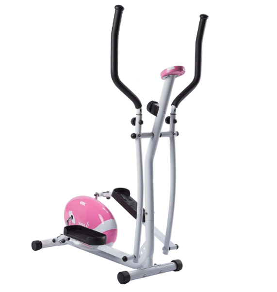 Fitness Pink Magnetic Elliptical Trainer