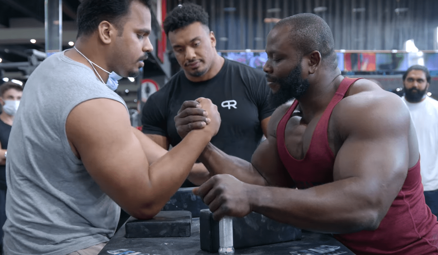 Arm wrestling muscles