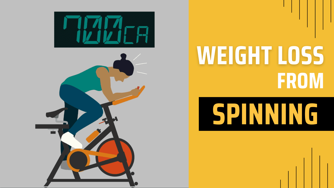 weight loss from spinning for a month